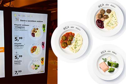 Fotos für IKEA Food Polska, für Kommunikationsbedürfnisse in Restaurants und Laden