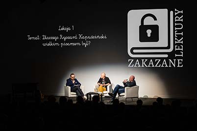 Lesson 1: Why was Ryszard Kapuściński a great writer? Discussants: Michał Nogaś, Jacek Hugo-Bader, Irek Grin